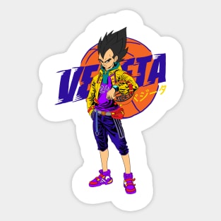 Vegeta Basketball Sticker